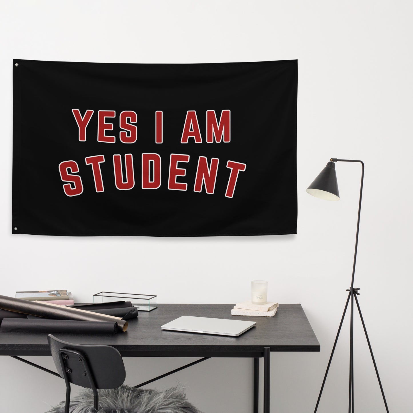 YES I AM STUDENT Flag