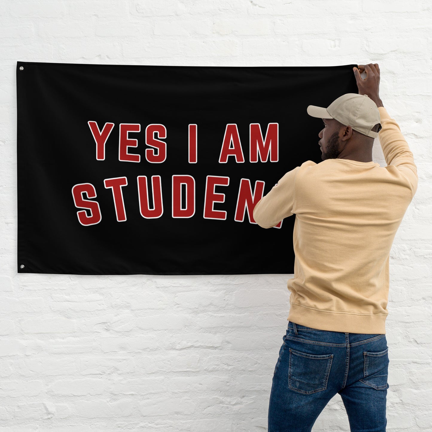 YES I AM STUDENT Flag